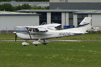 N1424C @ EGBJ - Cessna in for re-fuel at Gloucestershire (Staverton) Airport - by Terry Fletcher