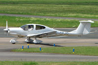 G-CFJO @ EGBJ - Diamondstar DA40 on training flight from Coventry - at Gloucestershire (Staverton) Airport - by Terry Fletcher
