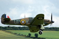 G-HUPW @ EGSU - R4118 at Duxford Flying Legends Air Show July 09 - by Eric.Fishwick