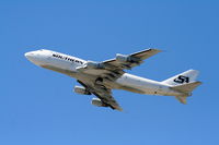 N746SA @ KLAX - Southern Air Transport Boeing 747-206B, N746SA departs on 25L KLAX - by Mark Kalfas