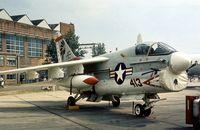 159977 @ MHZ - Another view of VA-87's Corsair on display at the 1976 Mildenhall Air Fete. - by Peter Nicholson