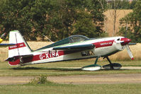 G-XTRA @ EGSF - Extra EA 230 competing in the 2009 Mazda Aerobatic Championships held at Peterborough Conington - by Terry Fletcher