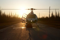 C-GIUX @ HAY RIVER - Great Slave Helicopters AS350 - by Dietmar Schreiber - VAP