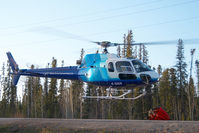 C-GIUX @ HAY RIVER - Great Slave Helicopters AS350