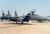 90-0248 @ MHZ - F-15E Eagle of 492nd Fighter Squadron/48th Fighter Wing at the 1992 Mildenhall Air Fete. - by Peter Nicholson