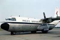 CF-PWK @ STN - Hercules of Pacific Western Airlines seen at Stansted in the Summer of 1976. - by Peter Nicholson