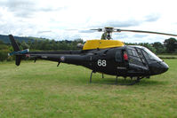 ZJ268 @ EGCW - AS350BB on display on 2009 Welshpool Air Day - by Terry Fletcher