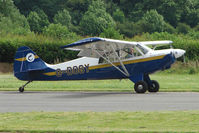 G-DOGY @ EGCW - Aviat A-1B displaying on 2009 Welshpool Air Day - by Terry Fletcher