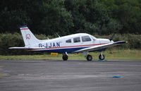 G-JJAN @ EGLK - Piper PA-28-181 at Blackbushe - by moxy