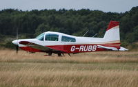 G-RUBB @ EGLK - Grumman AA-5B at Blackbushe - by moxy