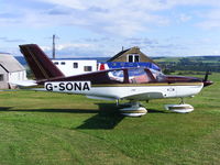 G-SONA @ X4HD - at Crosland Moor Airfield - by Chris Hall