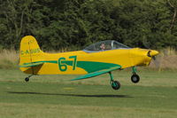 G-ASUS @ EGTH - G-ASUS departing Shuttleworth Evening Air Display July 09