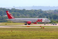 G-LSAI @ EGNM - Jet2 - by Chris Hall