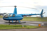 G-RWEW @ EGNM - Northern Heli Charters - by Chris Hall