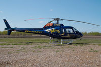 C-FETD @ CYOJ - Gemini Helicopters AS350