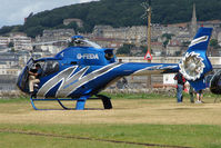 G-FEDA - Attractive EC120B visitor on Day 1 of Helidays 2009 at Weston-Super-Mare seafront - by Terry Fletcher