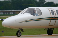 N560RP @ KDPA - Cessna 560, N560RP arriving KDPA 20R from KPHN - by Mark Kalfas