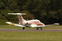 N117EA @ EGSX - N117EA taxying at North Weald Airfield