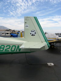 N6820N @ SZP - 1968 Mooney M20G STATESMAN, Lycoming O&VO-360 180 Hp, tail logo - by Doug Robertson