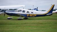 G-BEZP @ EGLM - Piper Cherokee Six at White Waltham - by moxy