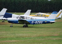 G-BZBS @ EGLM - Piper Warrior III at White Waltham - by moxy