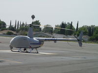 N108DJ @ EMT - All covered up and parked at El Monte - by Helicopterfriend