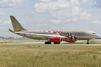 A9C-KB @ EDDF - Gulf Air formula one special paint - by FBE