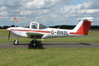 G-BNSL @ EGBG - Piper Tomahawk at Leicester on 2009 Homebuild Fly-In day - by Terry Fletcher