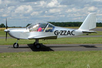 G-ZZAC @ EGBG - EV-97 Eurostar at Leicester on 2009 Homebuild Fly-In day - by Terry Fletcher