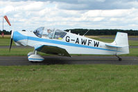 G-AWFW @ EGBG - Jodel D117 at Leicester on 2009 Homebuild Fly-In day - by Terry Fletcher