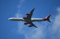 G-VBUG @ EGLL - Airbus A340-642 departing LHR over Old Windsor - by moxy