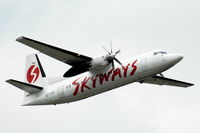 SE-LIP @ ESSA - Skyways Fokker 50 on a domestic flight in Sweden. - by Henk van Capelle