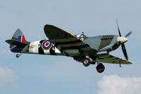 G-BMSB @ EGXW - Arrival for the Waddington air day. - by Joop de Groot