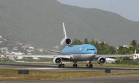 PH-KCF @ TNCM - Back tracking runway 10 - by daniel jef