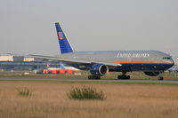 N227UA @ EDDF - United Airlines Triple Seven departing EDDF - by FBE