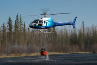 C-GIUX @ HAY RIVER - Great Slave Helicopters AS350