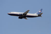 N342UA @ KLAX - United Airlines Boeing 737-322, N342UA departing KLAX 25R. - by Mark Kalfas