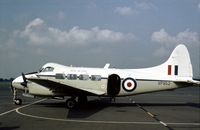 VP952 @ SEN - Now preserved in the RAF Museum at Cosford, in the Summer of 1976 this Devon C.2 was the 207 Squadron support aircraft for the Battle of Britain Memorial Flight. - by Peter Nicholson
