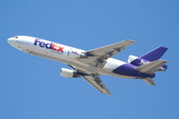 N389FE @ KLAX - FedEx DC-10-10F, N389FE departing 25L KLAX. - by Mark Kalfas