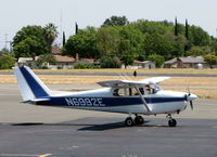 N6992E @ SAC - 1960 Cessna 175A ready to taxy - by Steve Nation