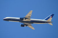 N597UA @ KLAX - United Airlines Boeing 757-222, N597UA RWY 25R departure KLAX. - by Mark Kalfas