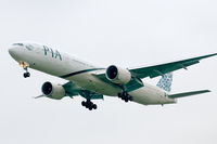 AP-BHV @ EGLL - Boeing 777-340 ER, AP-BHV Seen during its approach to 09L at London Heathrow, U.K. - by Sean Mulcahy