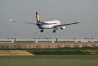 VT-JWG @ EBBR - several seconds before landing on rwy 02 - by Daniel Vanderauwera