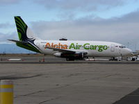 N842AL @ OAK - Aloha Air Cargo 1984 Boeing 737-290C 'Pat Rosa' @ foggy Oakland Int'l (North Field), CA - by Steve Nation