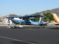 N7925V @ SZP - 1966 Cessna 180H, Continental O-470 230 Hp, long range fuel-24 gallons in outer wing tips, highly mirror polished - by Doug Robertson