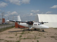 C-FCPV @ YXE - white twin motor plane - by larry hicks