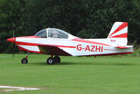 G-AZHI - Glos-Airtourer Super 150 at the 2009 Stoke Golding Stakeout event - by Terry Fletcher