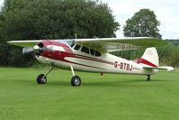 G-BTBJ - Classy Cessna 195 at the 2009 Stoke Golding Stakeout event - by Terry Fletcher