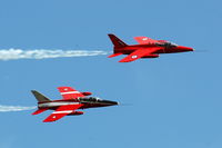 G-RORI @ EGTH - Two Folland Gnat T1 Trainers at Shuttleworth Military Pagent Air Display  Aug 09