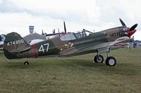 N40PE @ OSH - 1942 Curtiss Wright P-40E, c/n: AK905 - by Timothy Aanerud